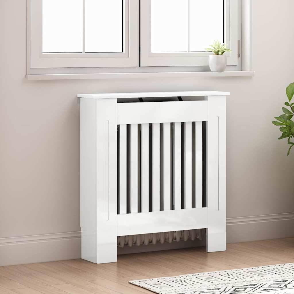 Radiator Deksel Høyglanset hvit 78 x 19 x 81,5 cm