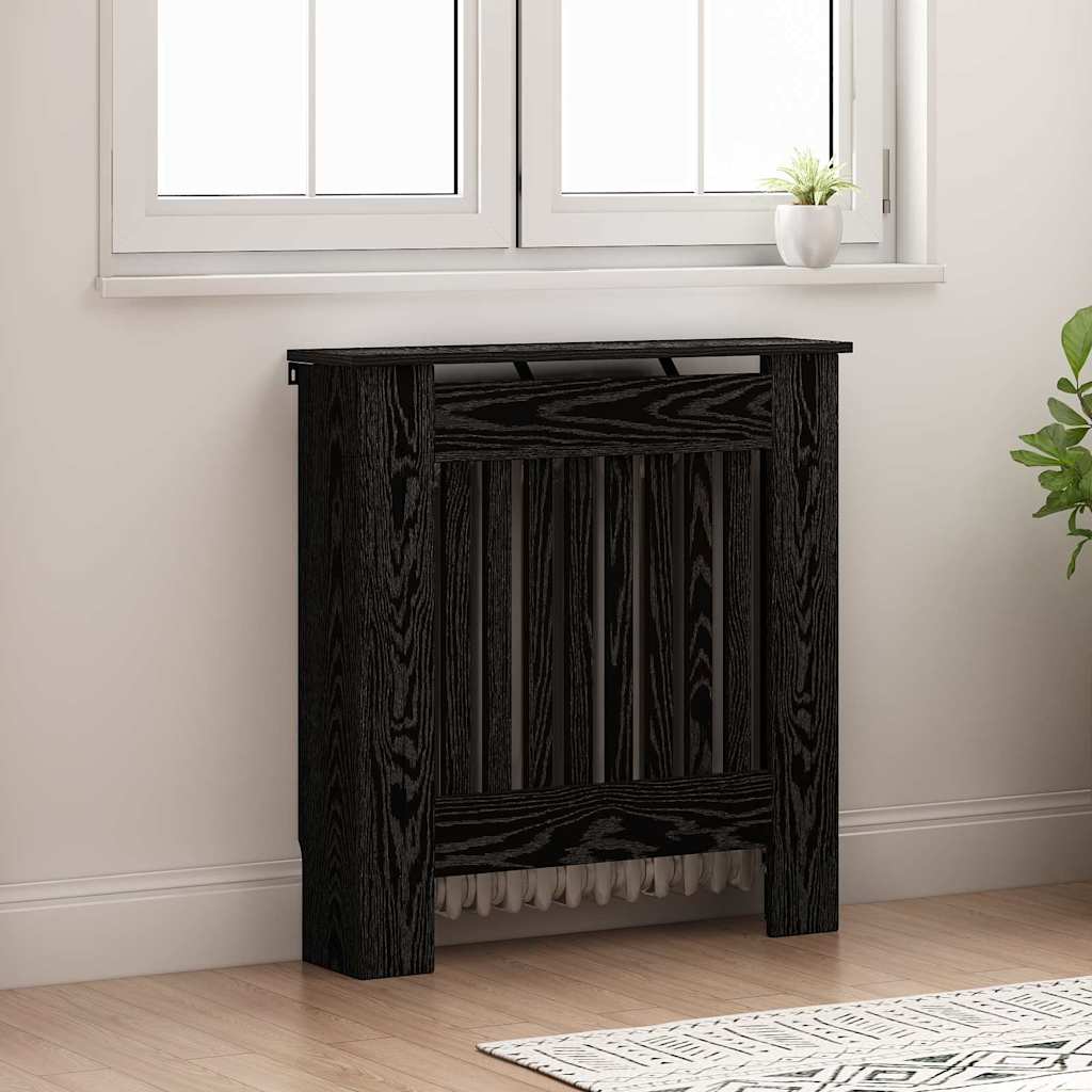 Radiator Deksel Svart eik 78 x 19 x 81,5 cm Konstruert tre