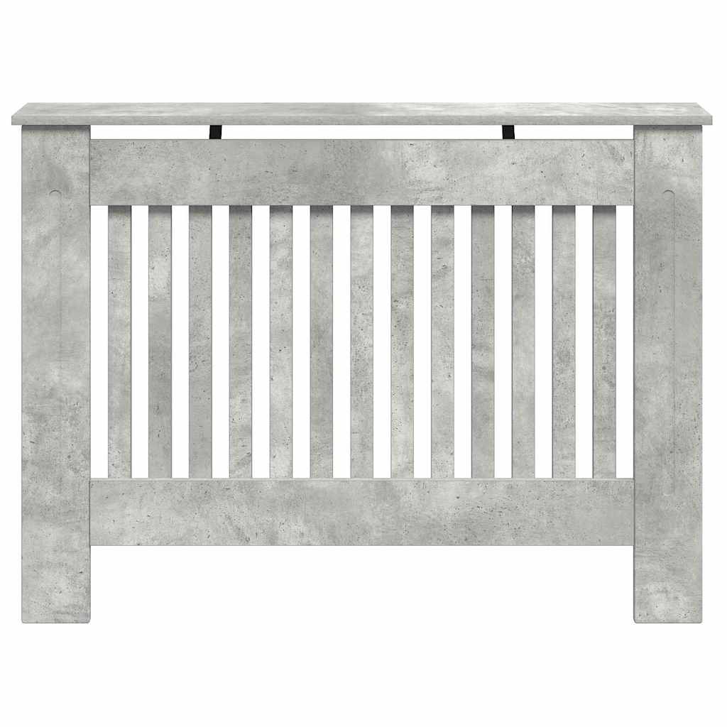Radiator Deksel Betonggrå 112 x 19 x 81,5 cm Konstruert tre
