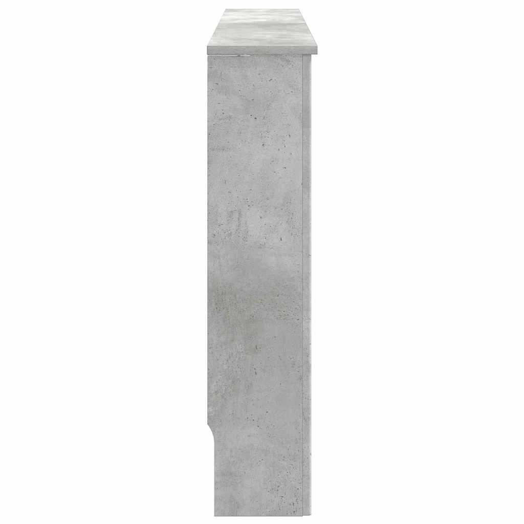 Radiator Deksel Betonggrå 112 x 19 x 81,5 cm Konstruert tre