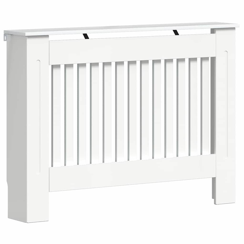 Radiator Deksel Høgglans hvit 112 x 19 x 81,5 cm Konstruert tre