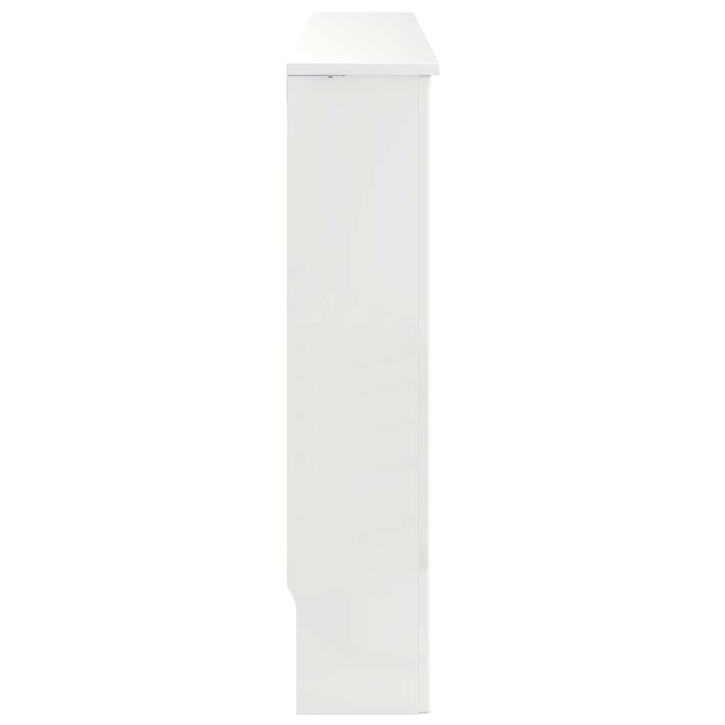 Radiator Deksel Høgglans hvit 112 x 19 x 81,5 cm Konstruert tre