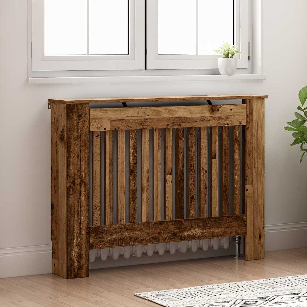 Radiator Deksel Gammelt tre 112 x 19 x 81,5 cm Konstruert tre