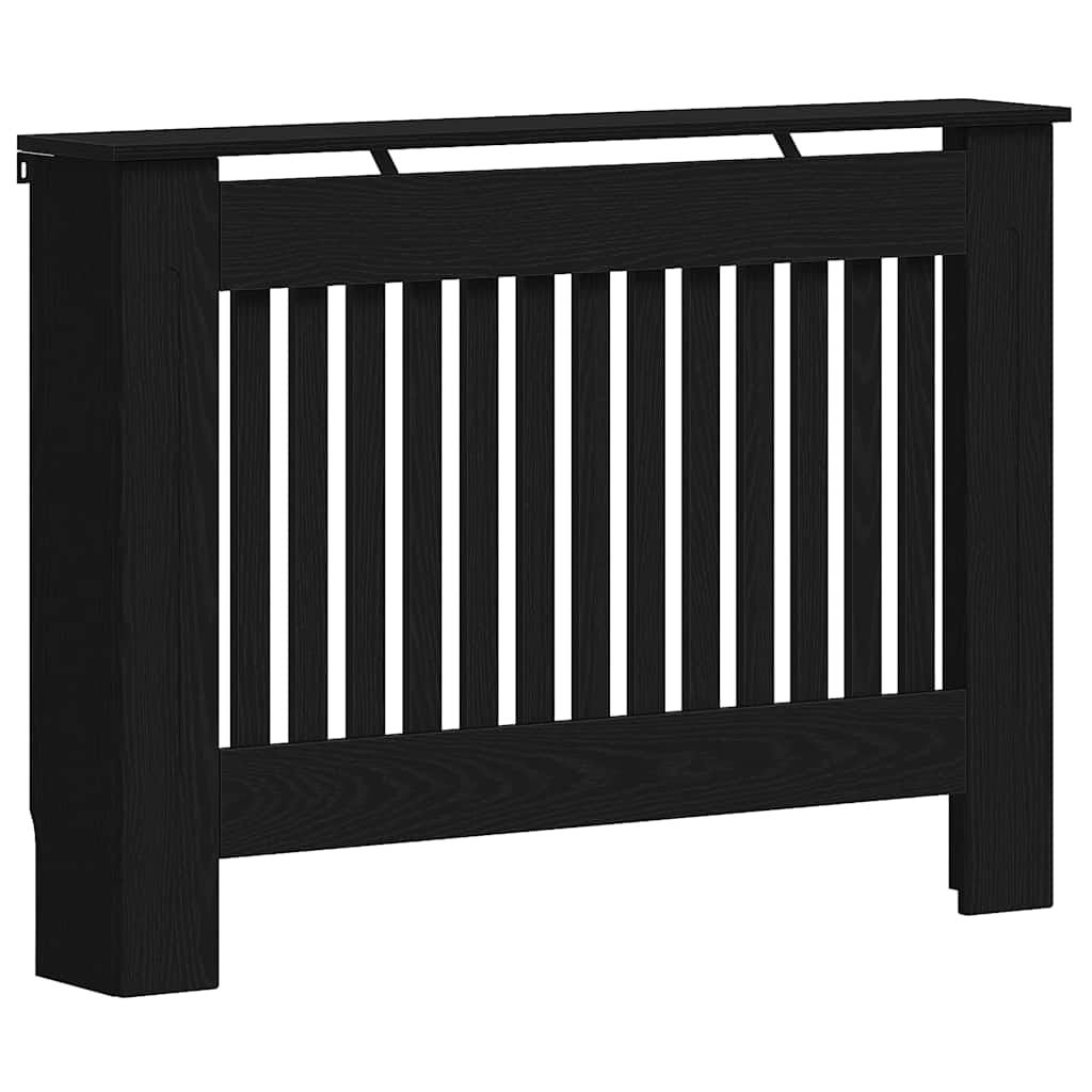 Radiator Deksel Svart eik 112 x 19 x 81,5 cm Konstruert tre