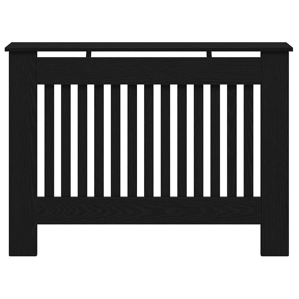 Radiator Deksel Svart eik 112 x 19 x 81,5 cm Konstruert tre