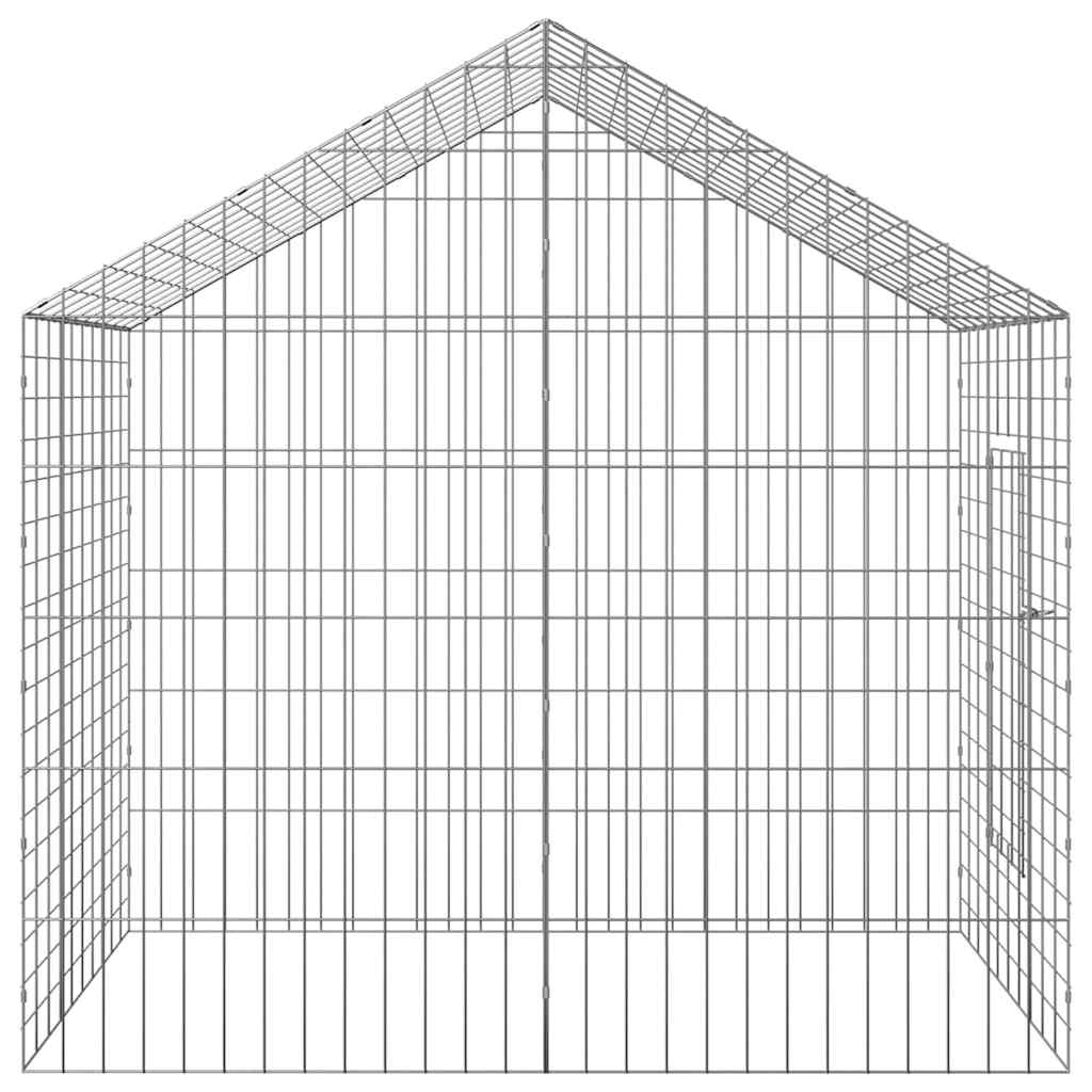 Kaninbur sølv 100 x 78 x 78 cm Galvanisert Stål
