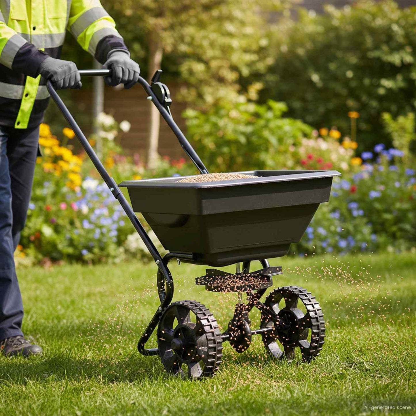 Spreader Svart 82 x 46 x 75 cm PVC og stål