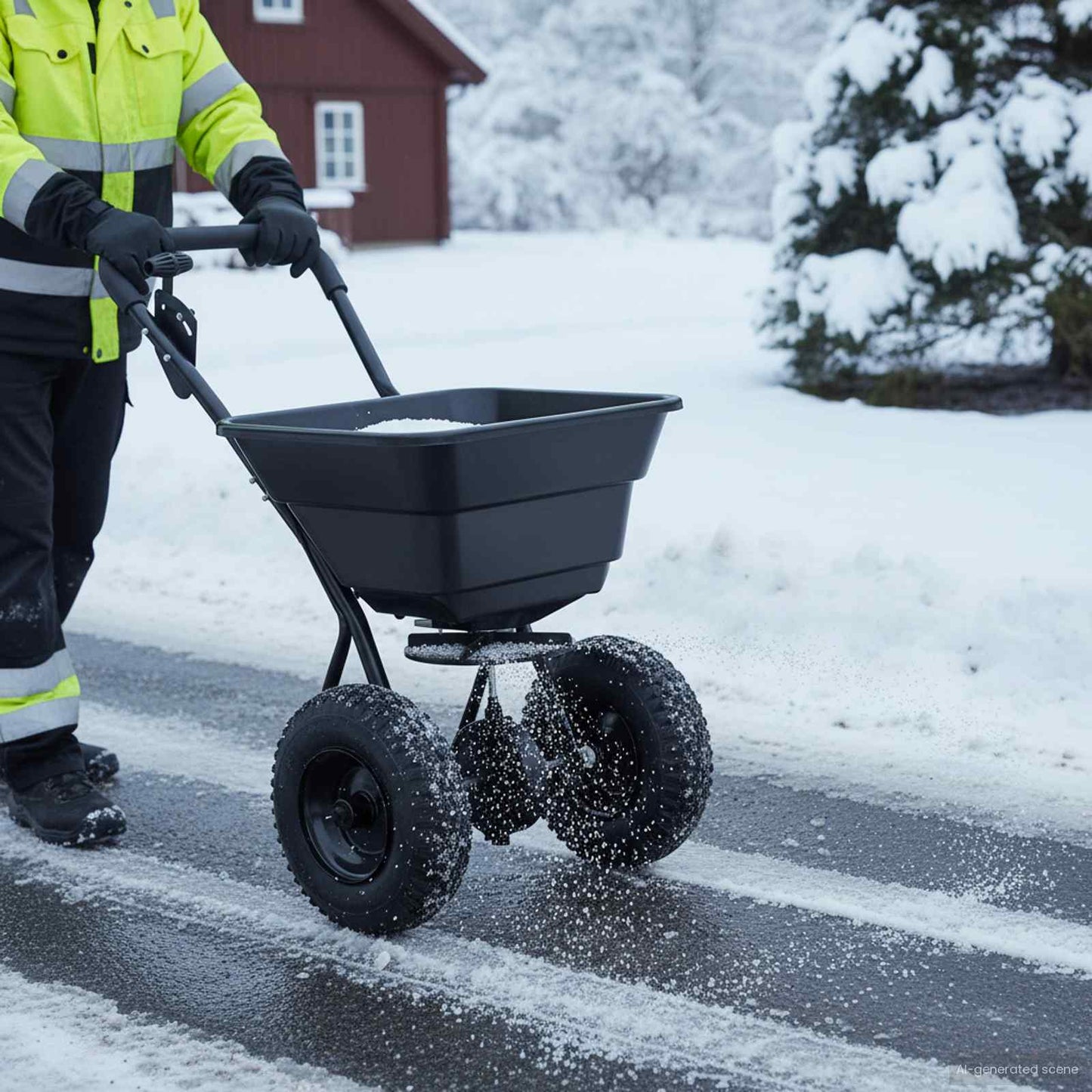 Spreader Svart 53 x 81,5 x 78 cm PVC og stål