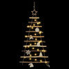 Juletre med 30 LED Naturlig 90 cm heltre ask