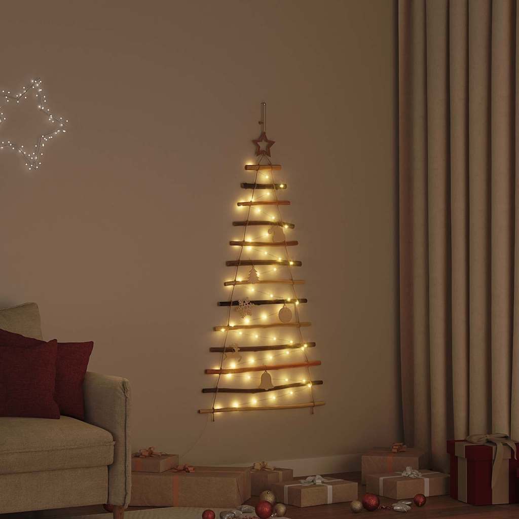 Juletre med 50 LED Naturlig 120 cm heltre ask