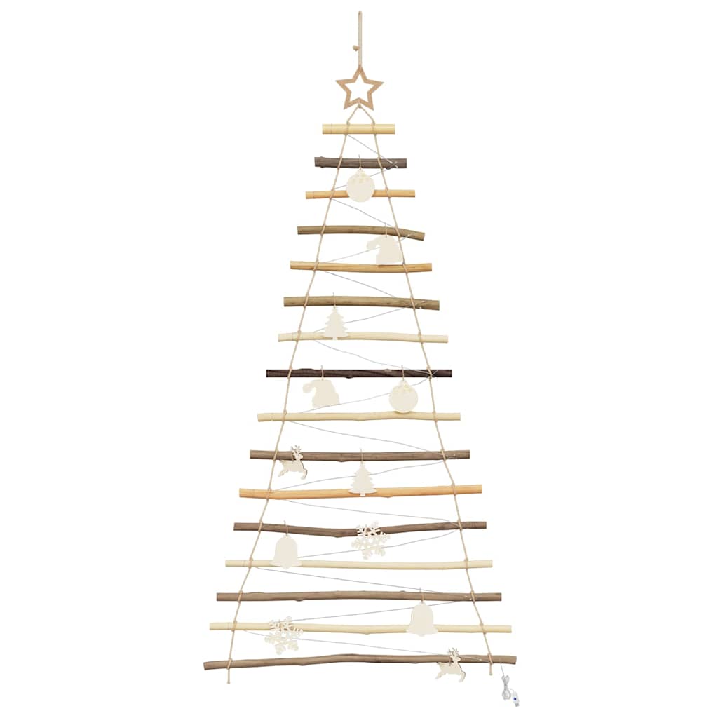 Juletre med 50 LED Naturlig 120 cm heltre ask