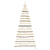 Juletre med 50 LED Naturlig 120 cm heltre ask