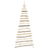 Juletre med 80 LED Naturlig 150 cm heltre ask