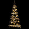 Juletre med 80 LED Naturlig 150 cm heltre ask