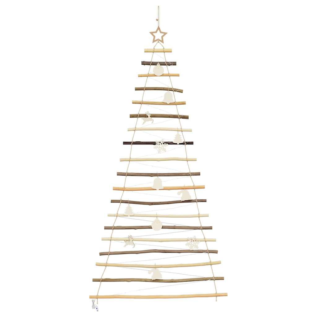Juletre med 100 LED Naturlig 180 cm heltre ask