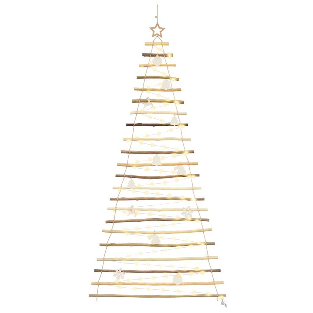 Juletre med 130 LED Naturlig 210 cm heltre ask