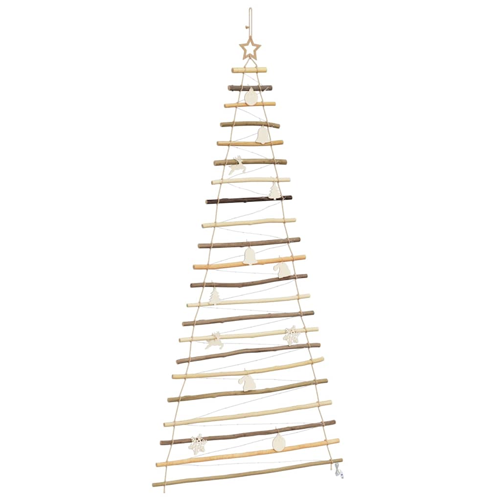Juletre med 130 LED Naturlig 210 cm heltre ask