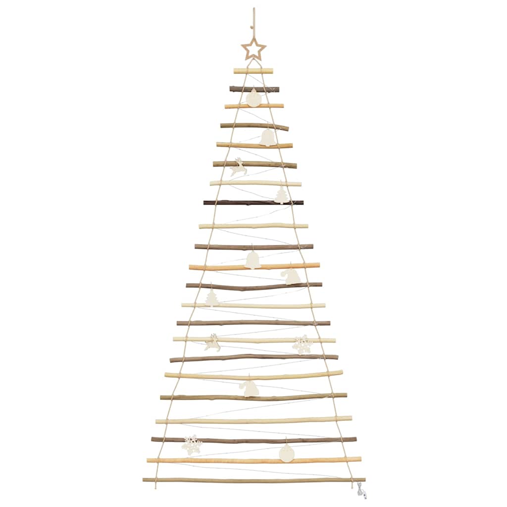 Juletre med 130 LED Naturlig 210 cm heltre ask