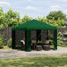 Paviljong 3 x 3 m Grønn Polyester og stål 190 gsm