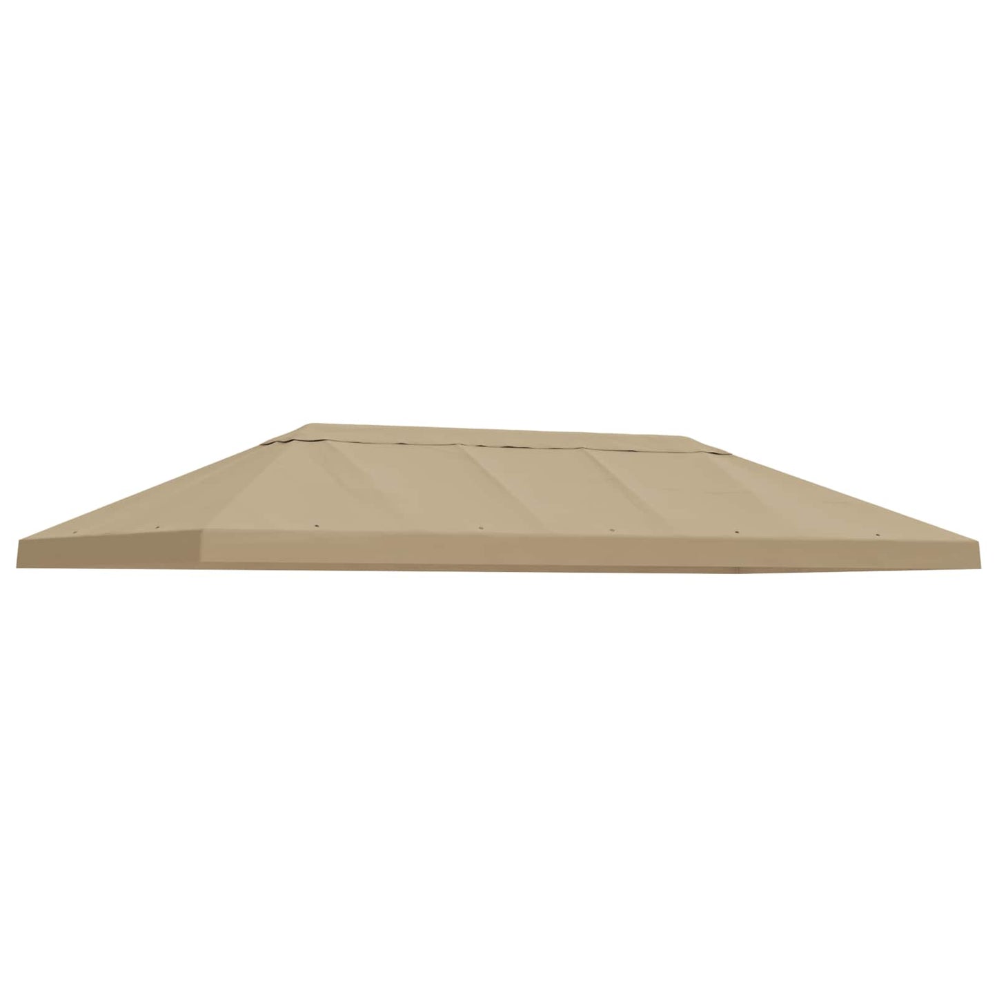 Hagepaviljong kanopydeksel 6 x 3 m Beige Polyester 190
