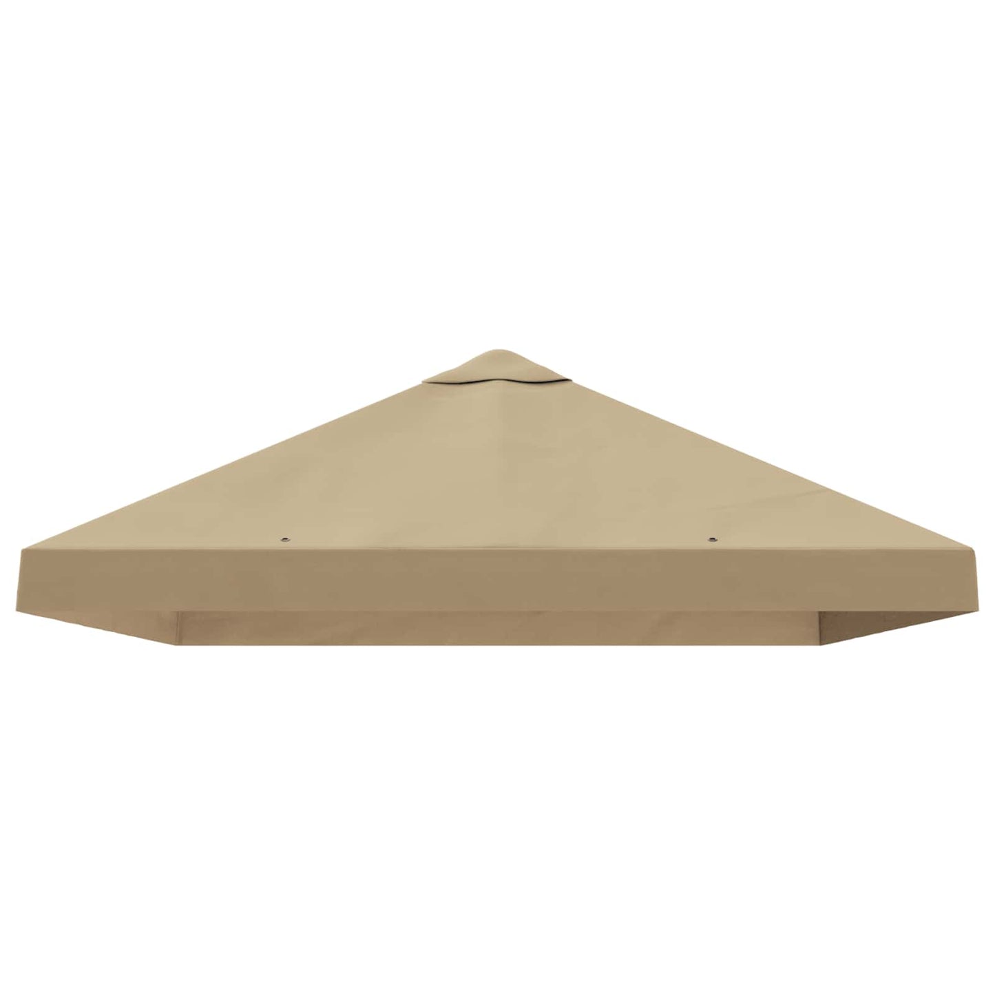 Hagepaviljong kanopydeksel 6 x 3 m Beige Polyester 190