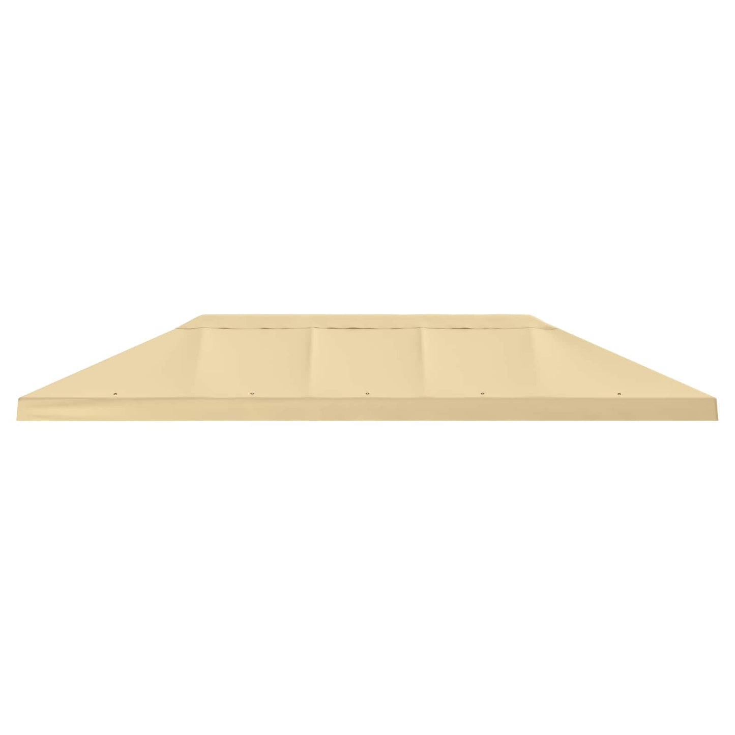 Hagepaviljong kanopydeksel 6 x 3 m Krem Polyester 190