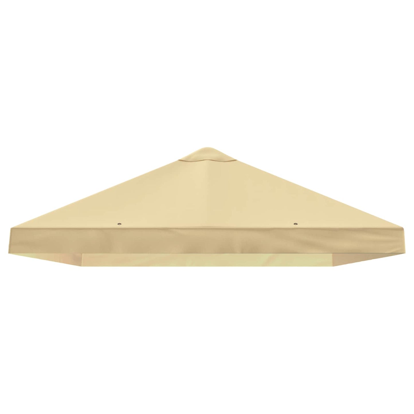 Hagepaviljong kanopydeksel 6 x 3 m Krem Polyester 190