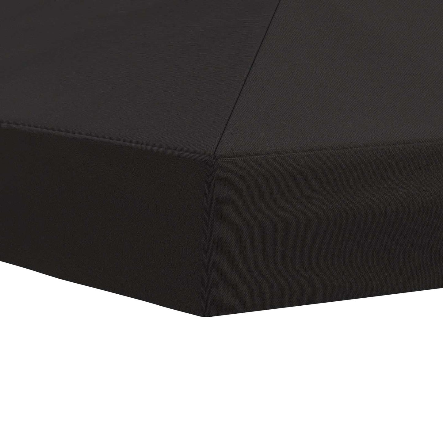 Hagepaviljong kanopydeksel 6 x 3 m Antrasitt Polyester 190