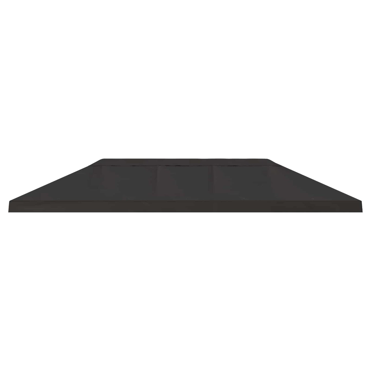 Hagepaviljong kanopydeksel 6 x 3 m Antrasitt Polyester 190