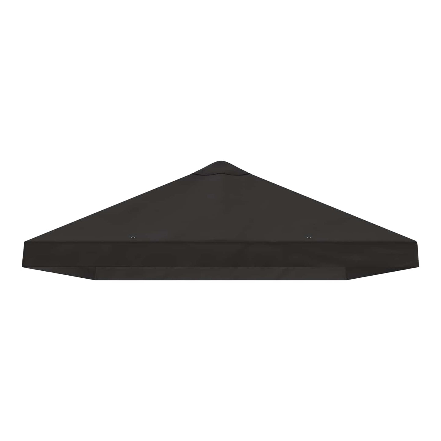 Hagepaviljong kanopydeksel 6 x 3 m Antrasitt Polyester 190