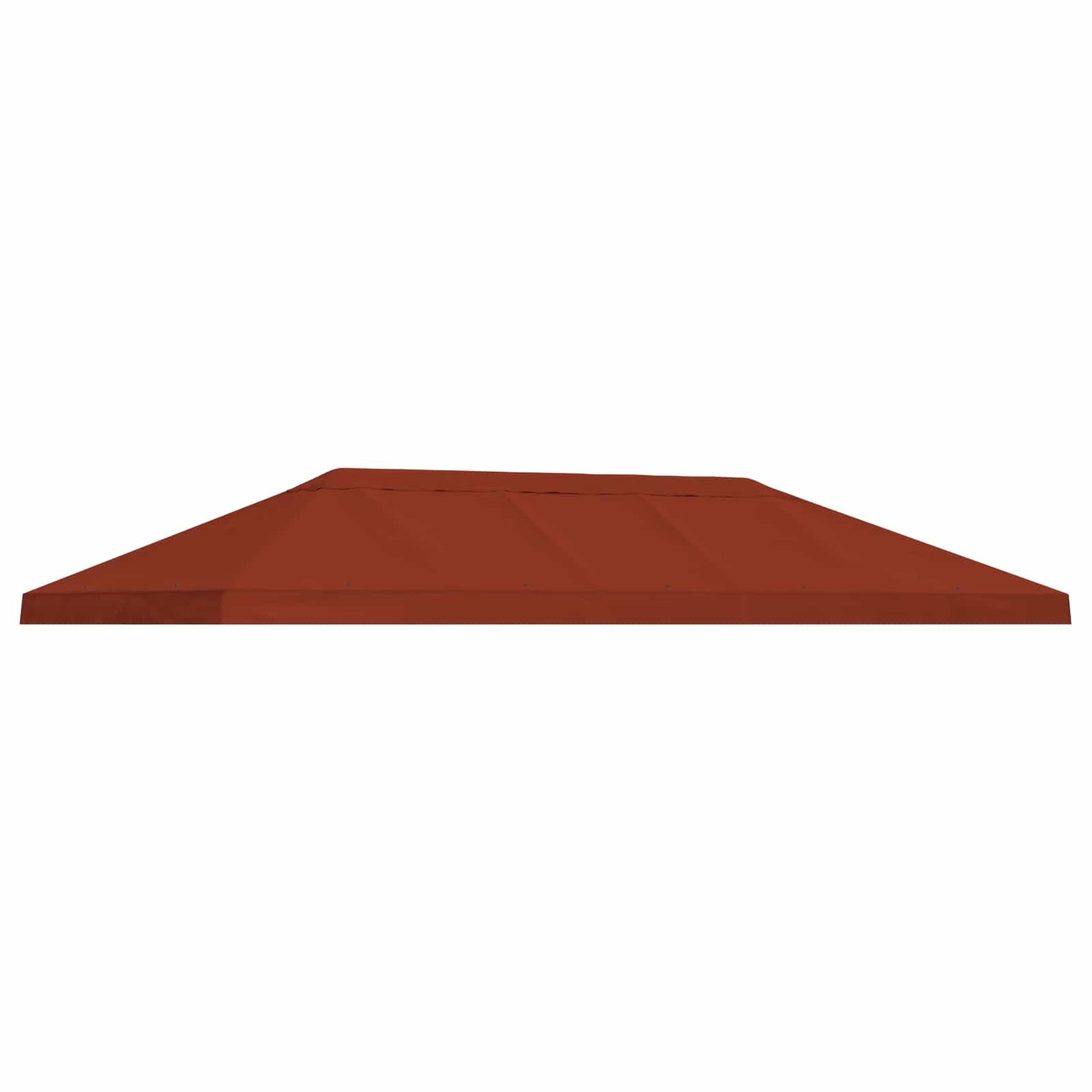 Hagepaviljong kanopydeksel 6 x 3 m Terrakotta Polyester 190