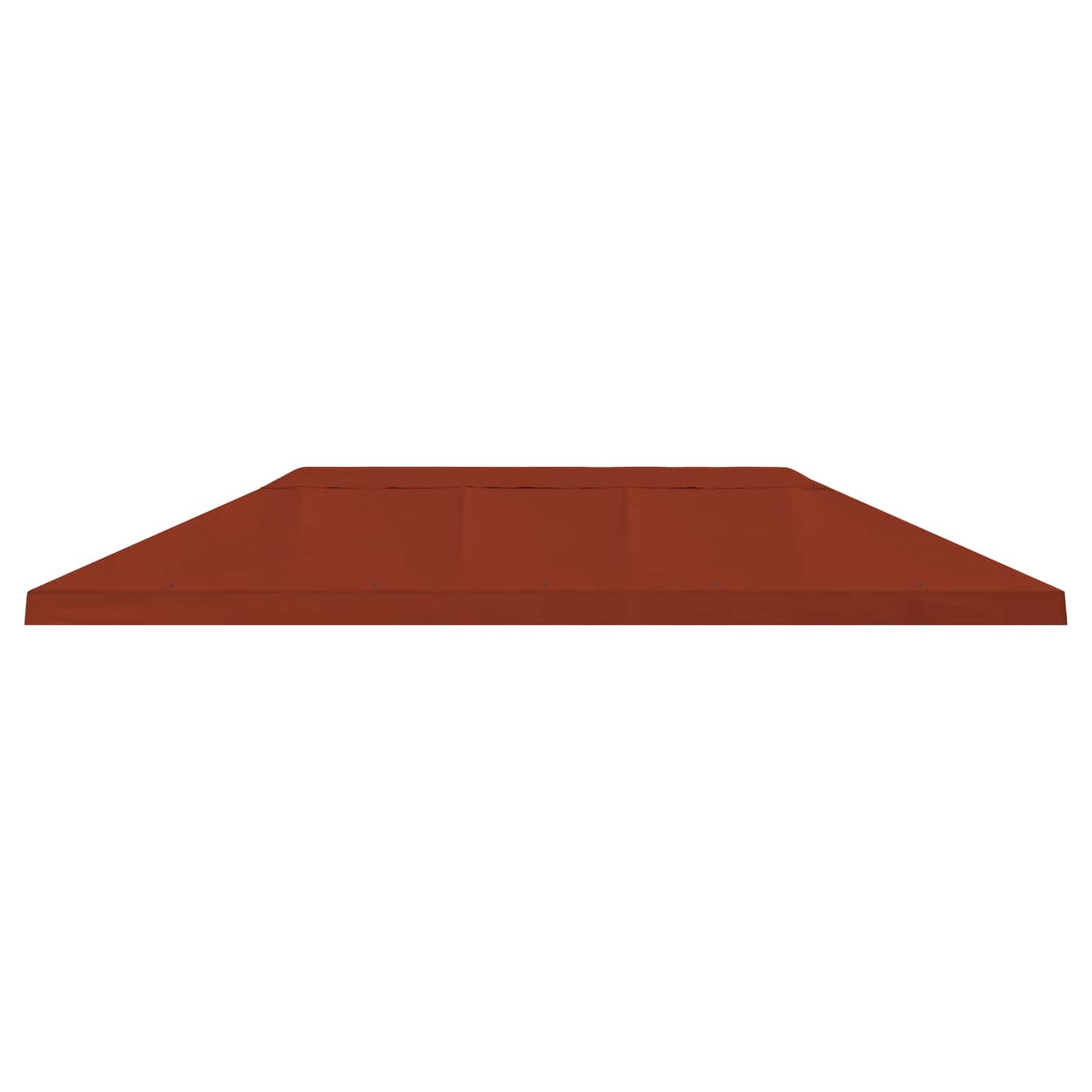 Hagepaviljong kanopydeksel 6 x 3 m Terrakotta Polyester 190