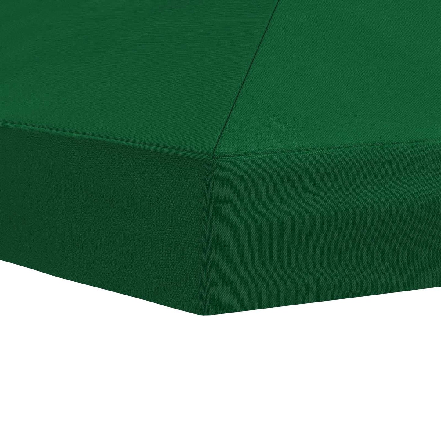 Hagepaviljong kanopydeksel 6 x 3 m Grønn Polyester 190