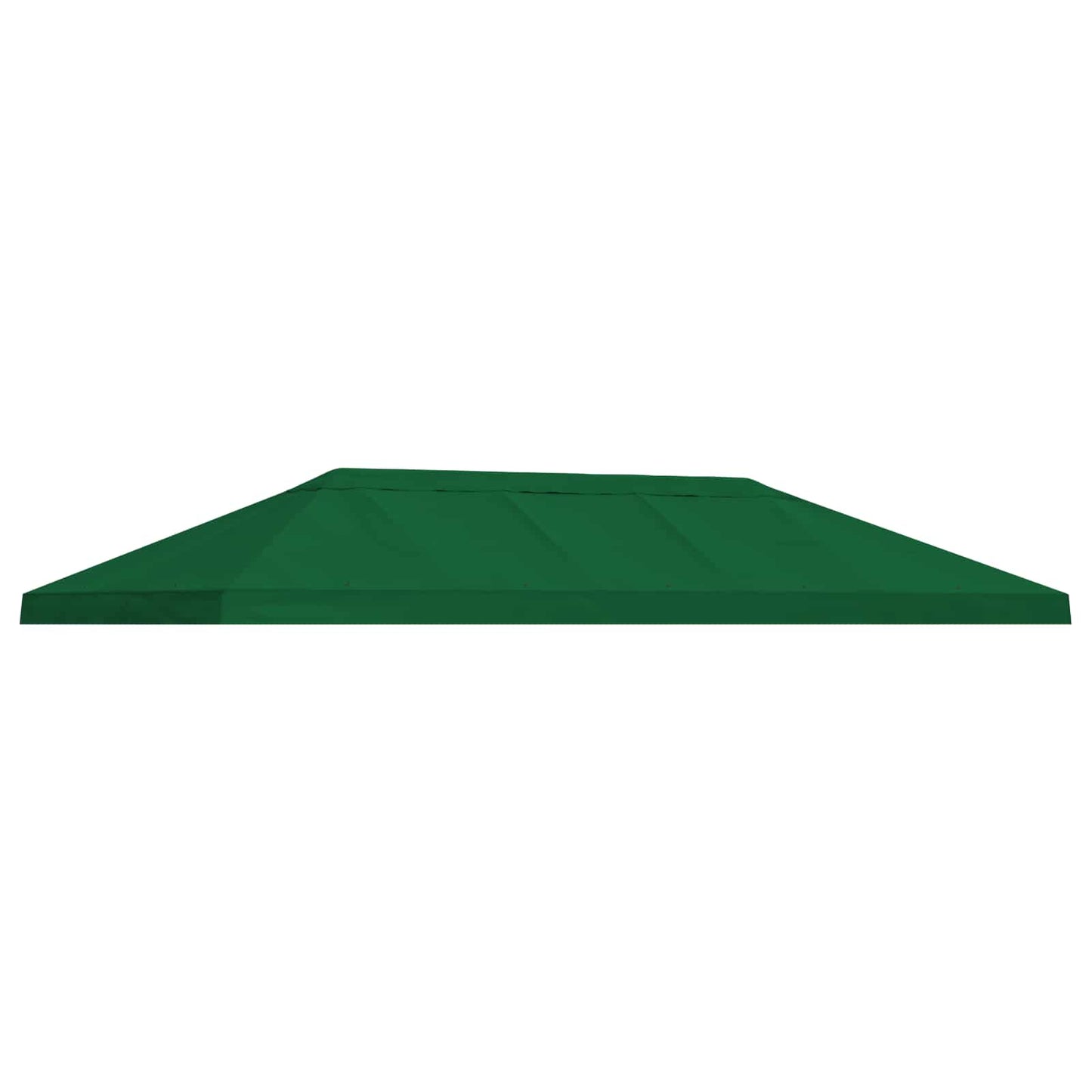 Hagepaviljong kanopydeksel 6 x 3 m Grønn Polyester 190