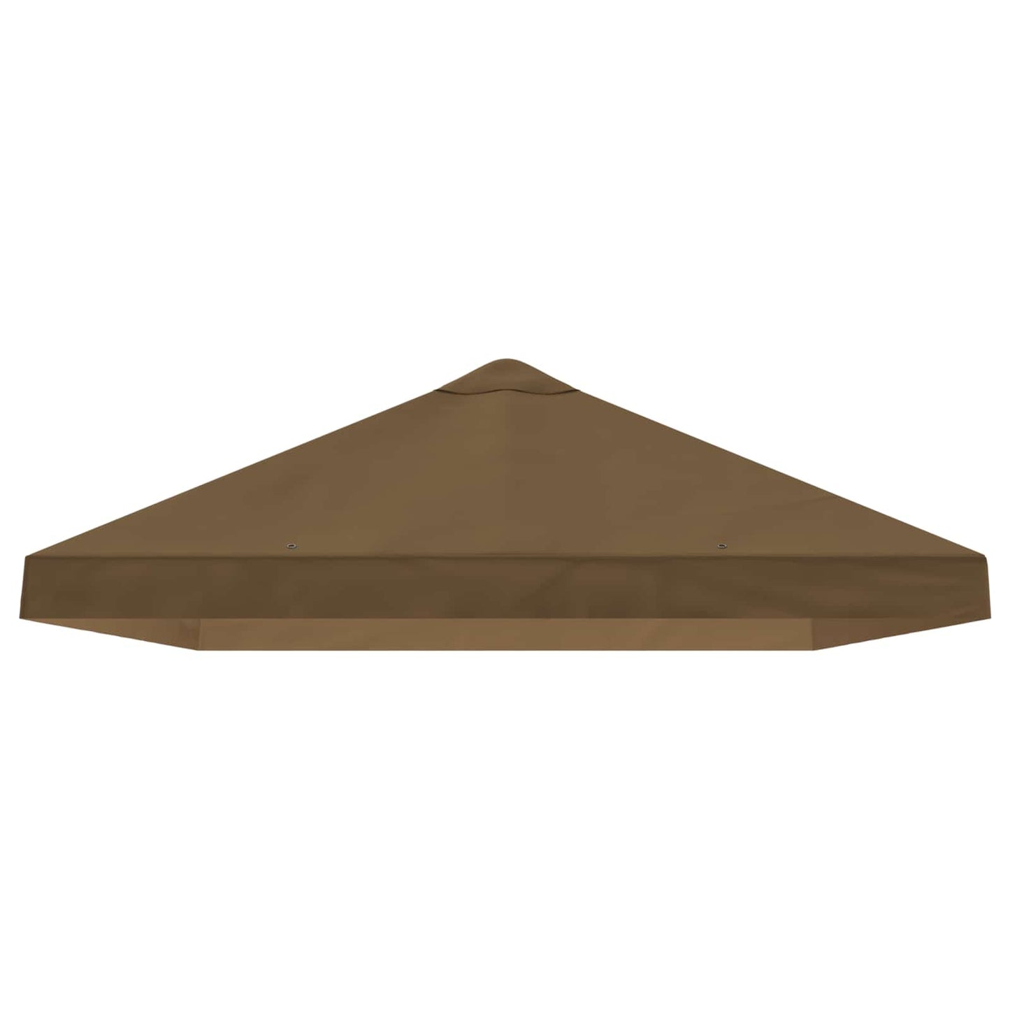 Hagepaviljong kanopydeksel 6 x 3 m Gråbrun Polyester 190