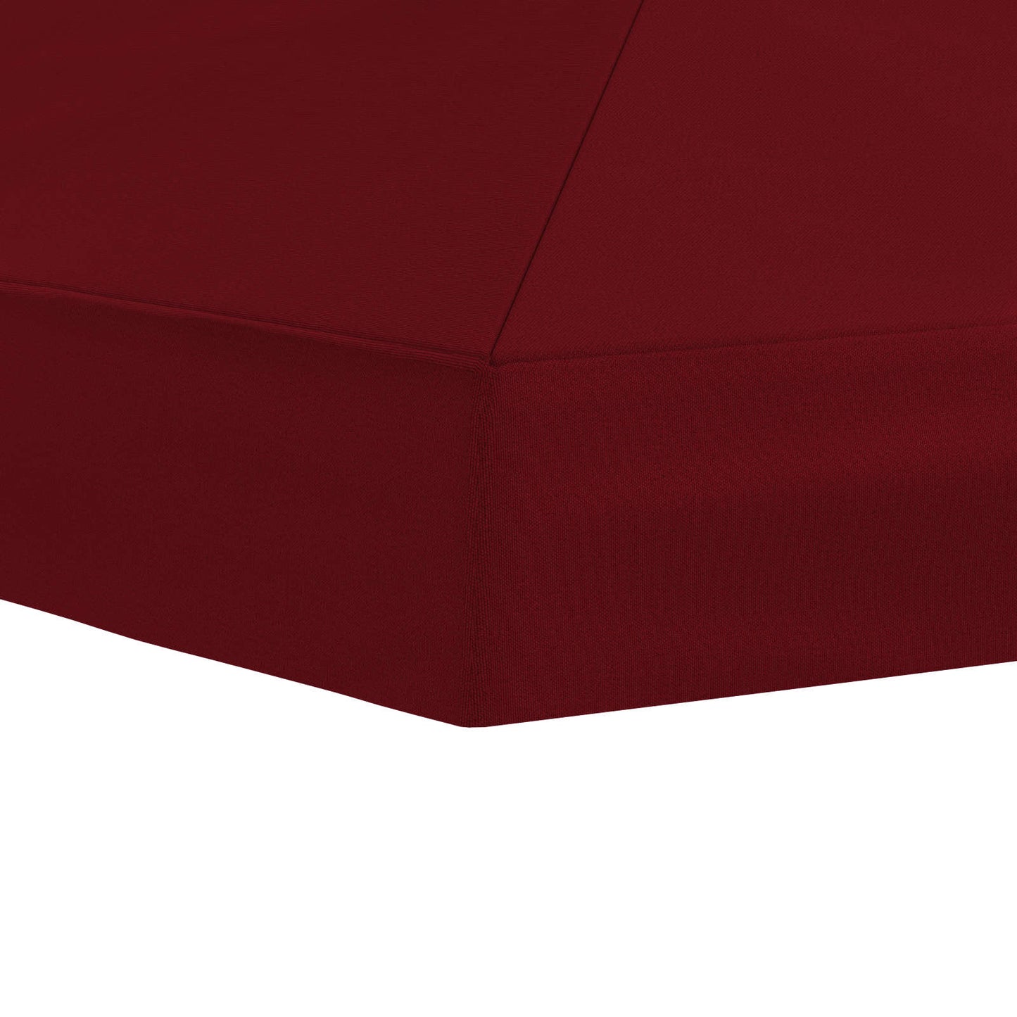 Hagepaviljong kanopydeksel 6 x 3 m Burgunder Polyester 190