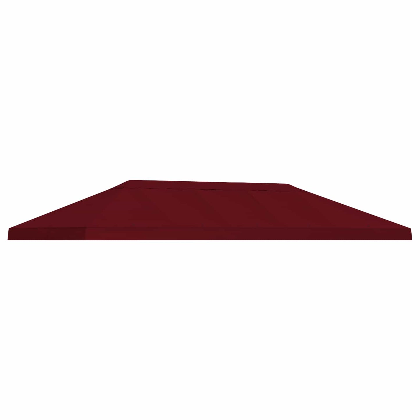 Hagepaviljong kanopydeksel 6 x 3 m Burgunder Polyester 190