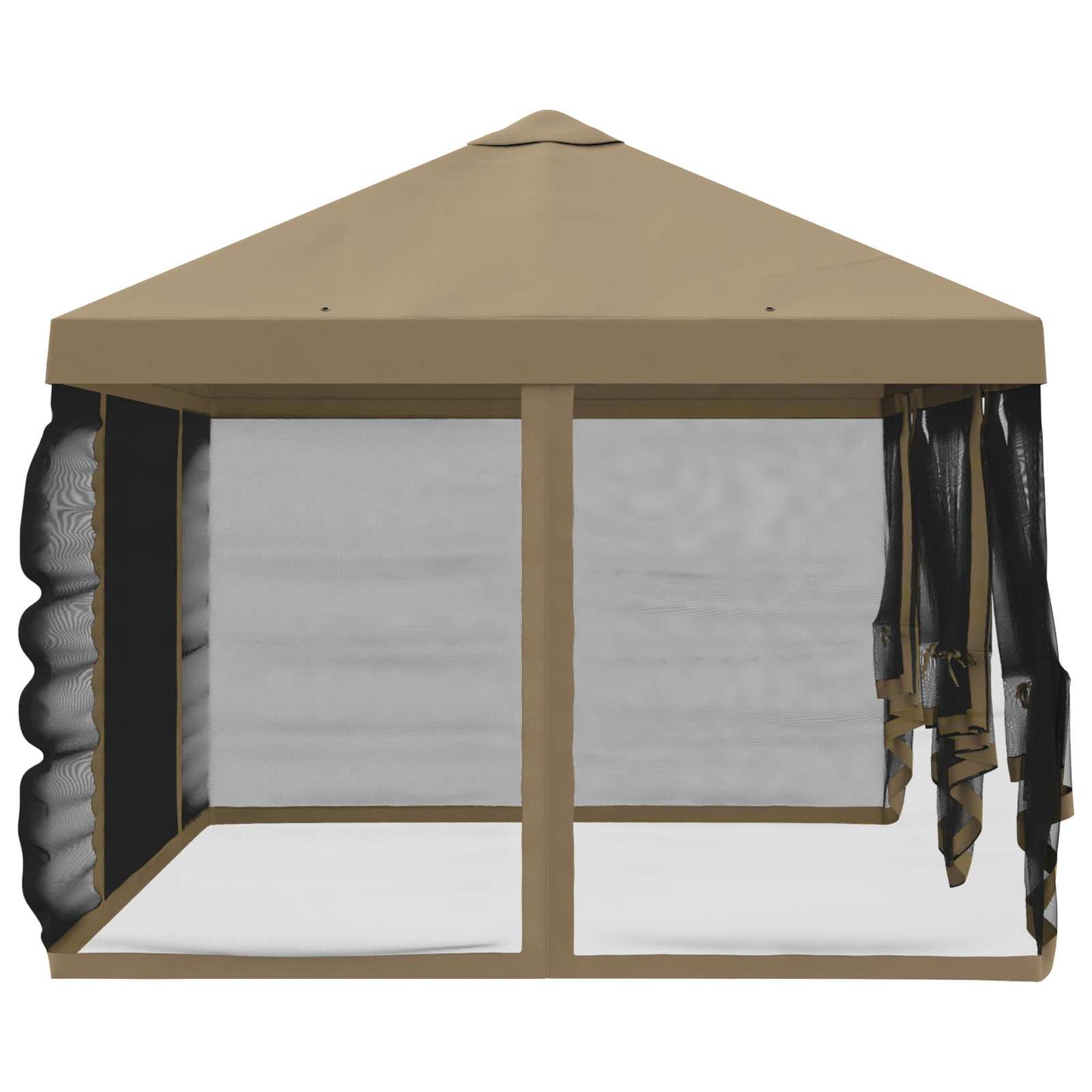 Teltduk med sidevegger 6 x 3 m Beige Polyester 190