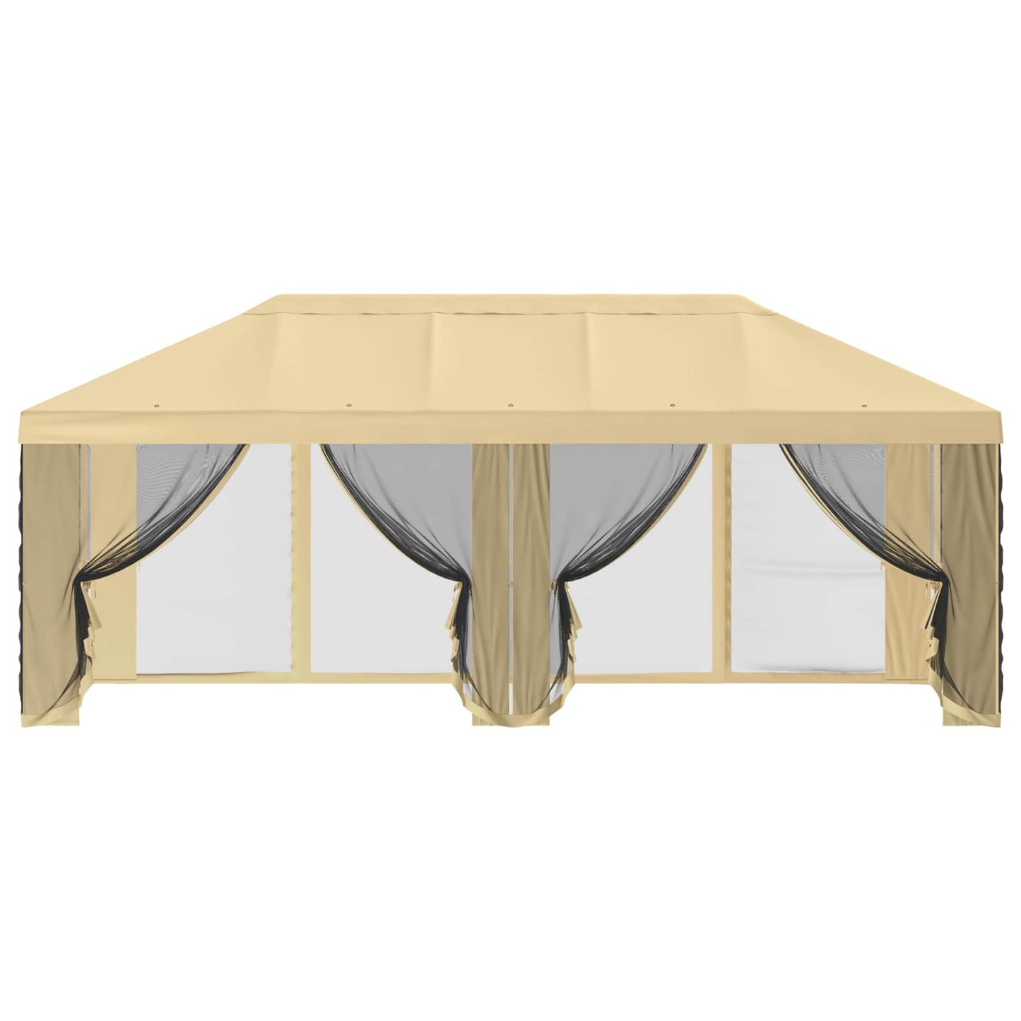 Teltduk med sidevegger 6 x 3 m Krem Polyester 190