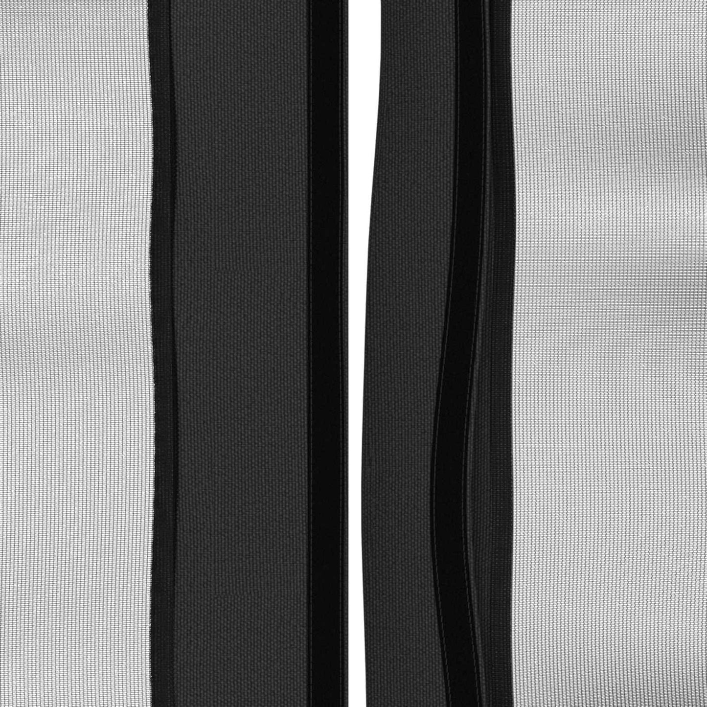 Teltduk med sidevegger 6 x 3 m Antrasitt Polyester 190