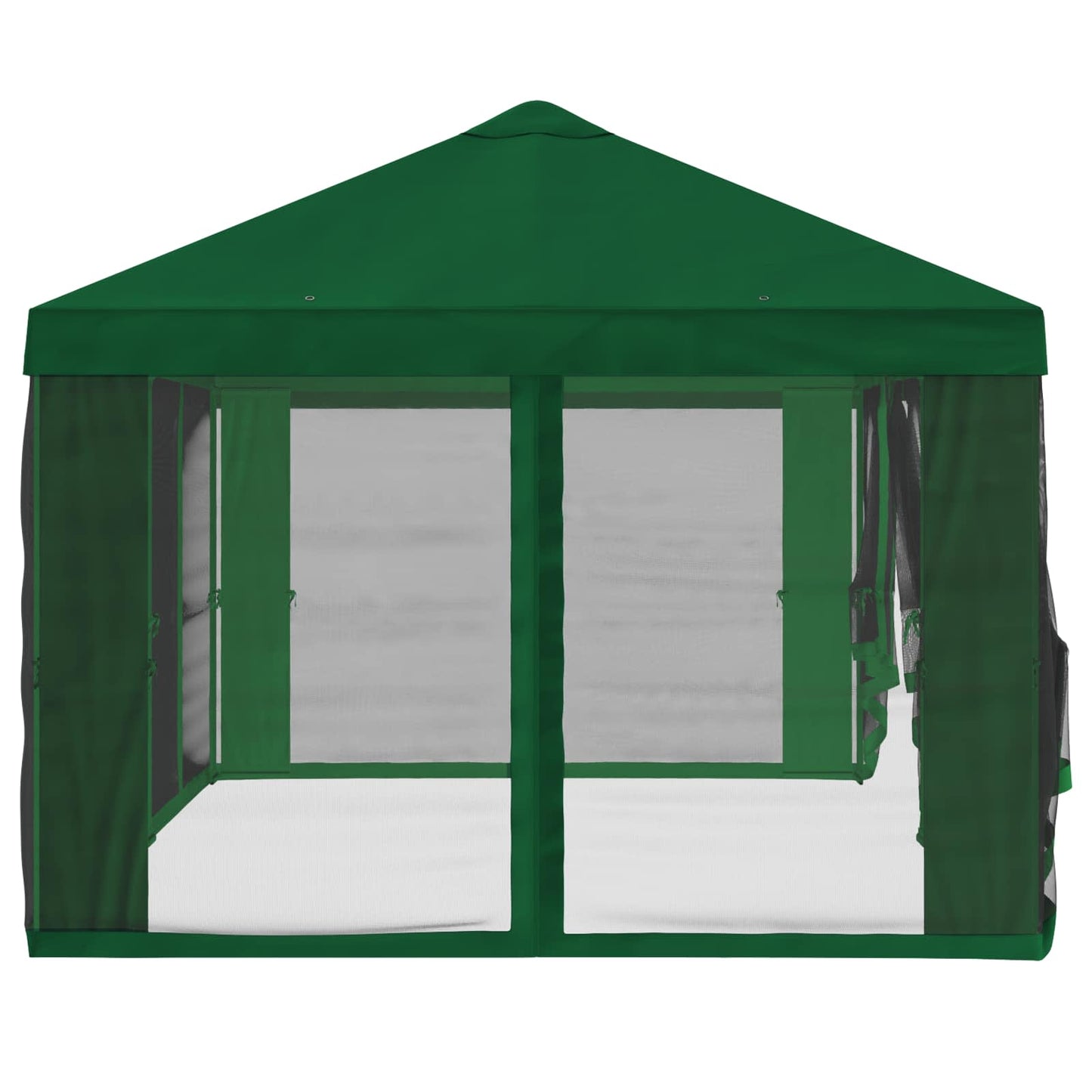Teltduk med sidevegger 6 x 3 m Grønn Polyester 190