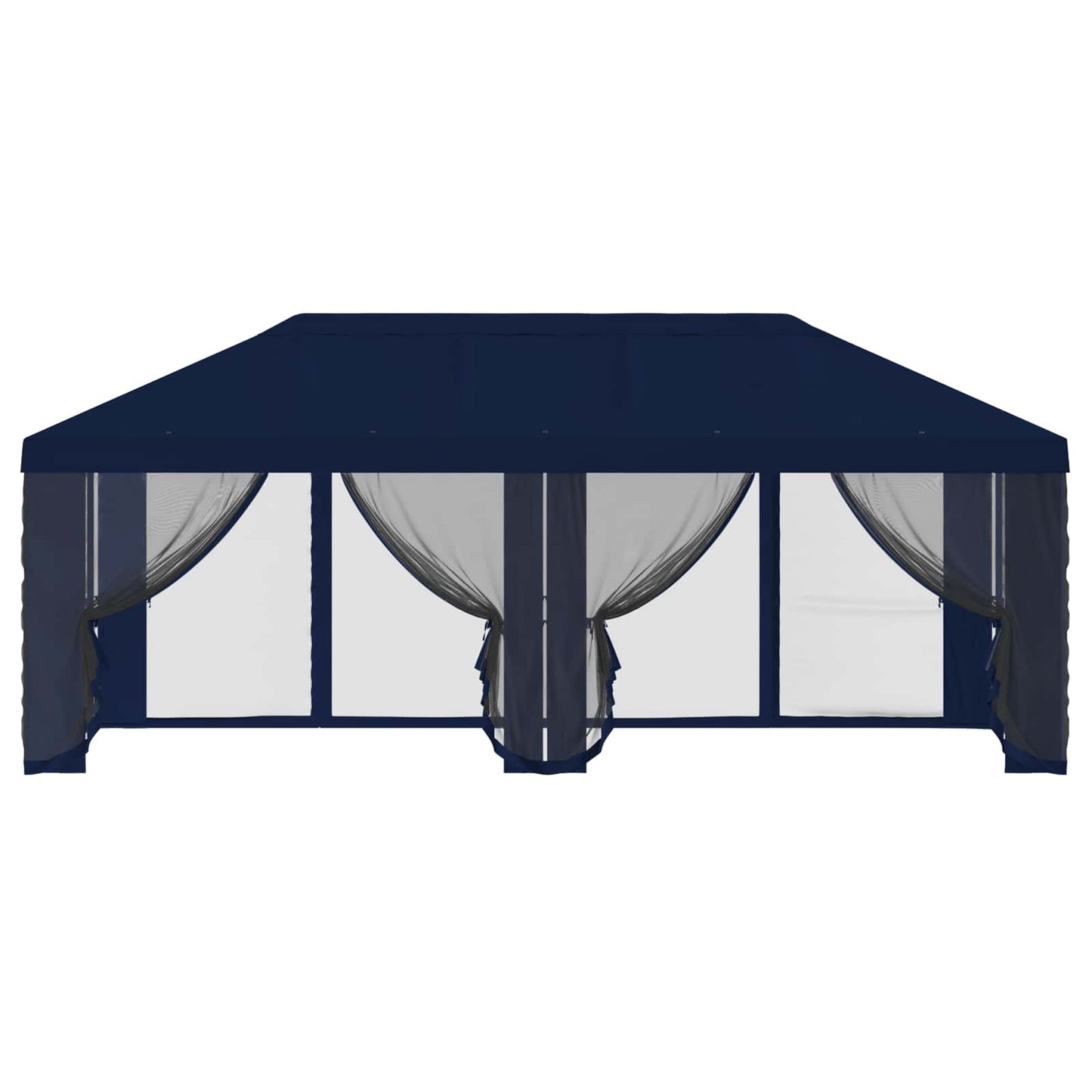Teltduk med sidevegger 6 x 3 m Blå Polyester 190