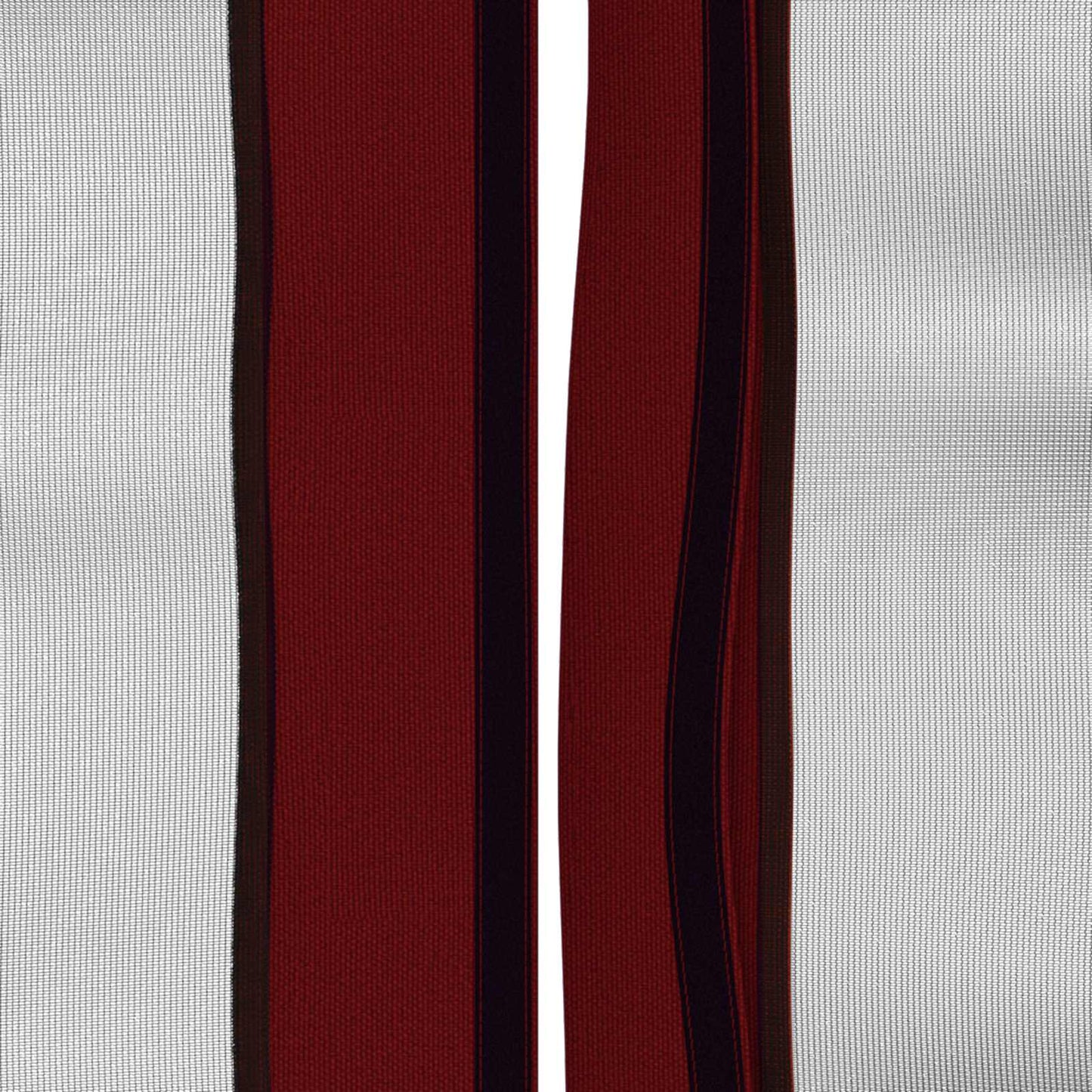 Teltduk med sidevegger 6 x 3 m Burgunder Polyester 190