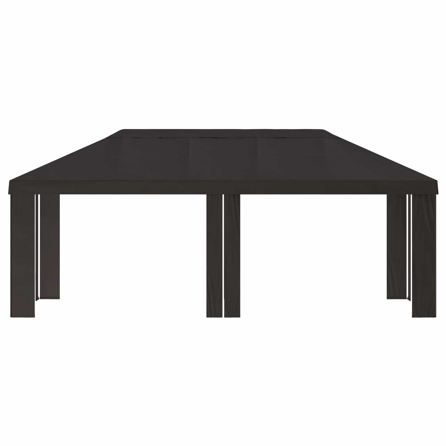 Gazebo Deksel 6 x 3 m Antrasitt Polyester 190 gsm