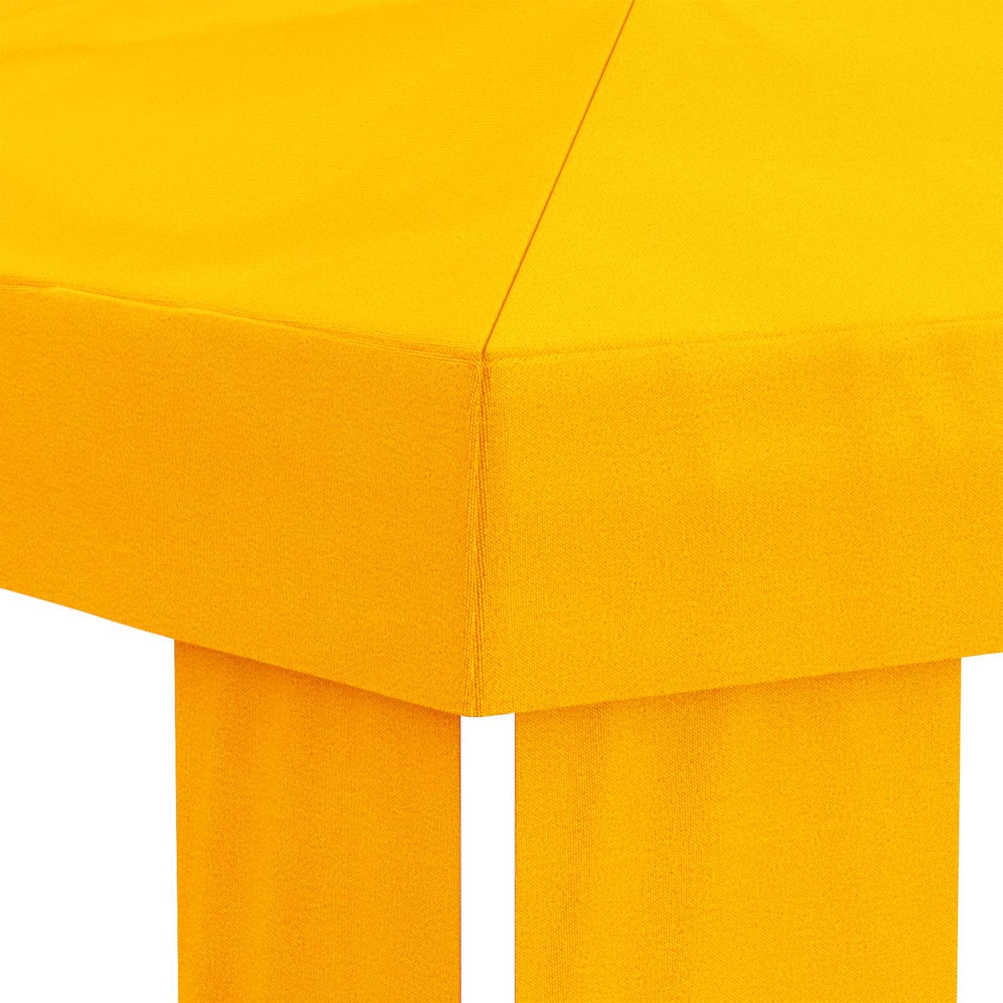 Gazebo Deksel 6 x 3 m Gul Polyester 190 gsm