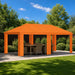 Gazebo Deksel 6 x 3 m Oransje Polyester 190 gsm