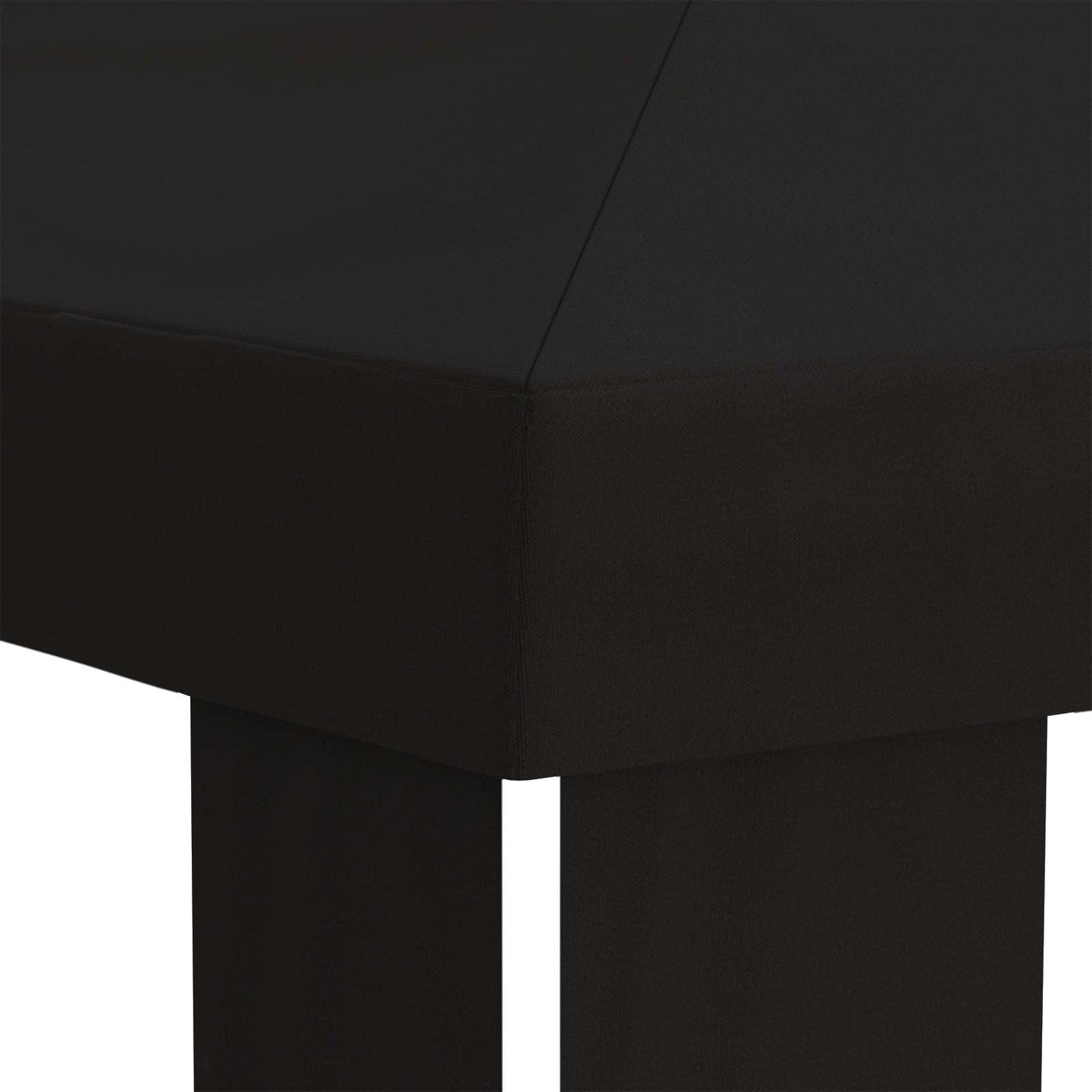 Gazebo Deksel 6 x 3 m Svart Polyester 190 gsm