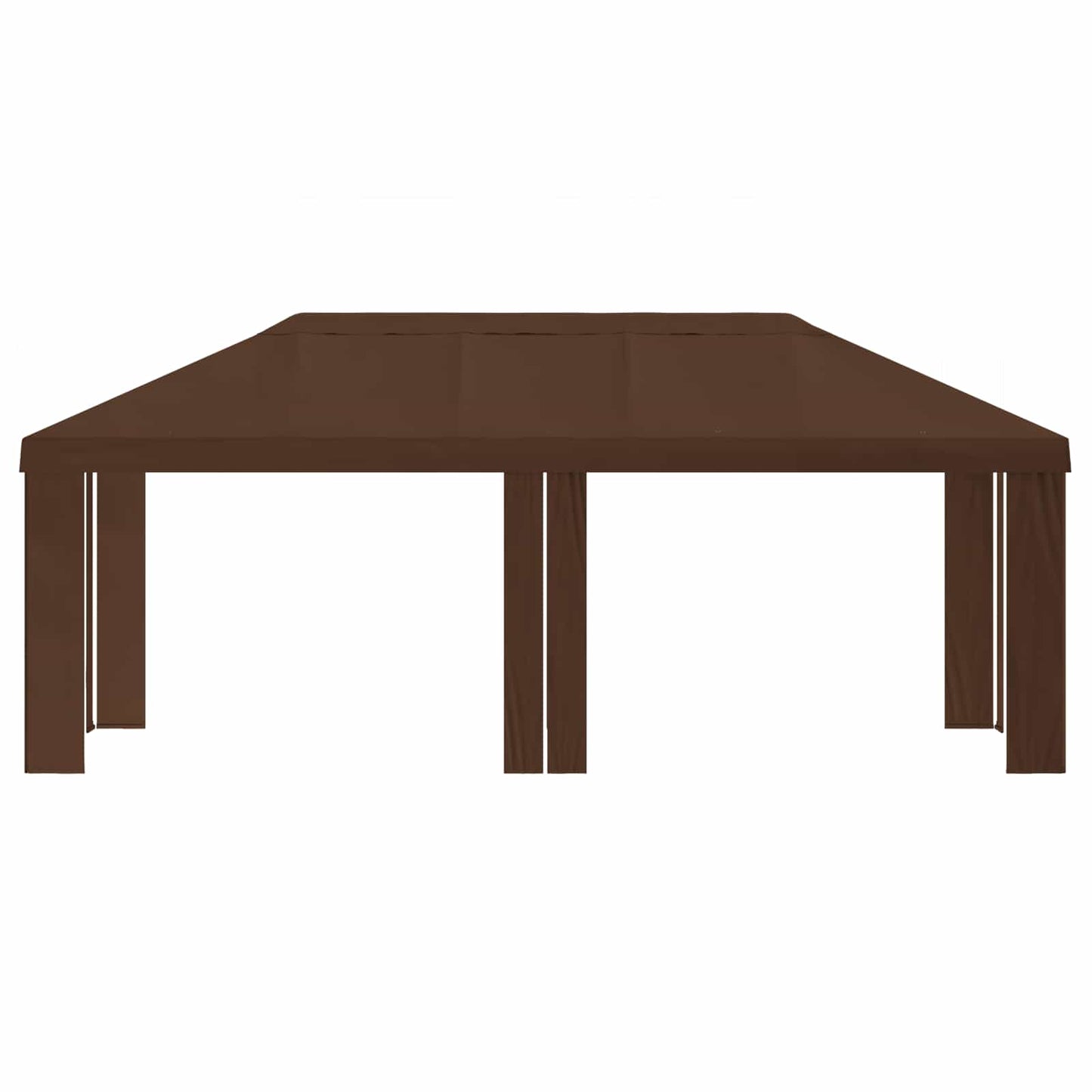 Gazebo Deksel 6 x 3 m Brun Polyester 190 gsm
