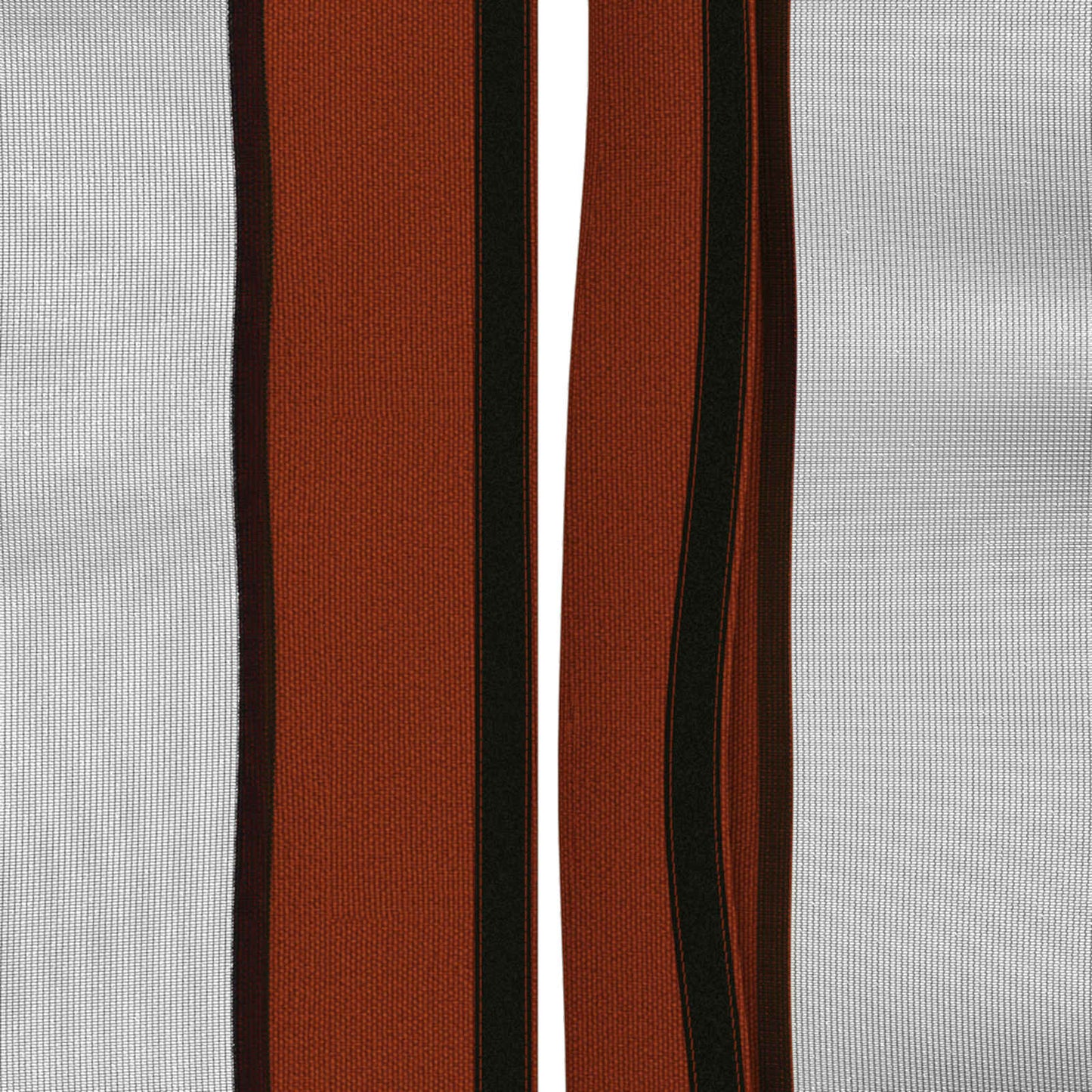Teltduk med sidevegger Terrakotta 600,5 x 300,5 cm Polyester