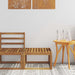 Ute fotstøtte Solid akasietre Naturlig 59 x 59 x 37 cm vidaXL